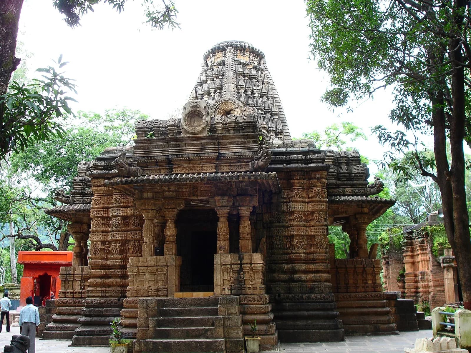 The stone shikhara of Bhoramdeo Temple at Kawardha