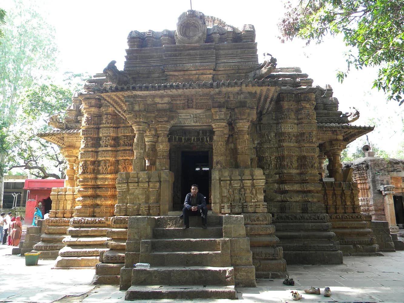 A sculpted shrine in the Bhoramdeo Temple complex