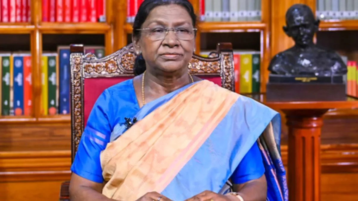 President Droupadi Murmu, the portrait The Statesman published. It is not a photograph of the 30 July meeting.