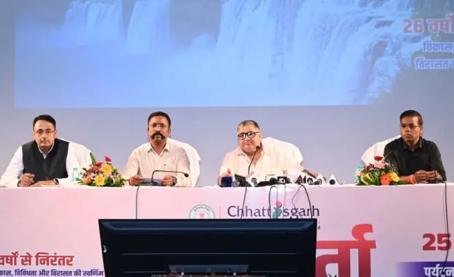 The 26 August 2026 tourism briefing in Nava Raipur